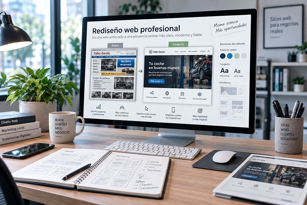 Rediseño página web