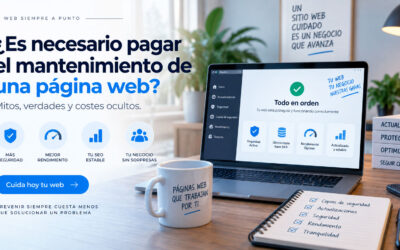 mantenimiento de una página web