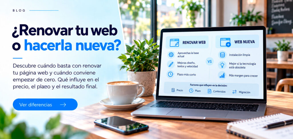 Renovar página web o hacerla nueva